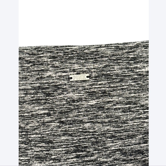 VS Pink Black & Gray Cozy Biker Shorts | Size M - Picture 4 of 4